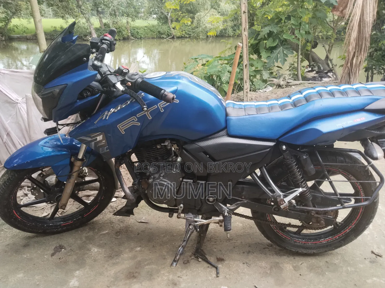 TVS Apache RTR 160 2V 2017 Blue