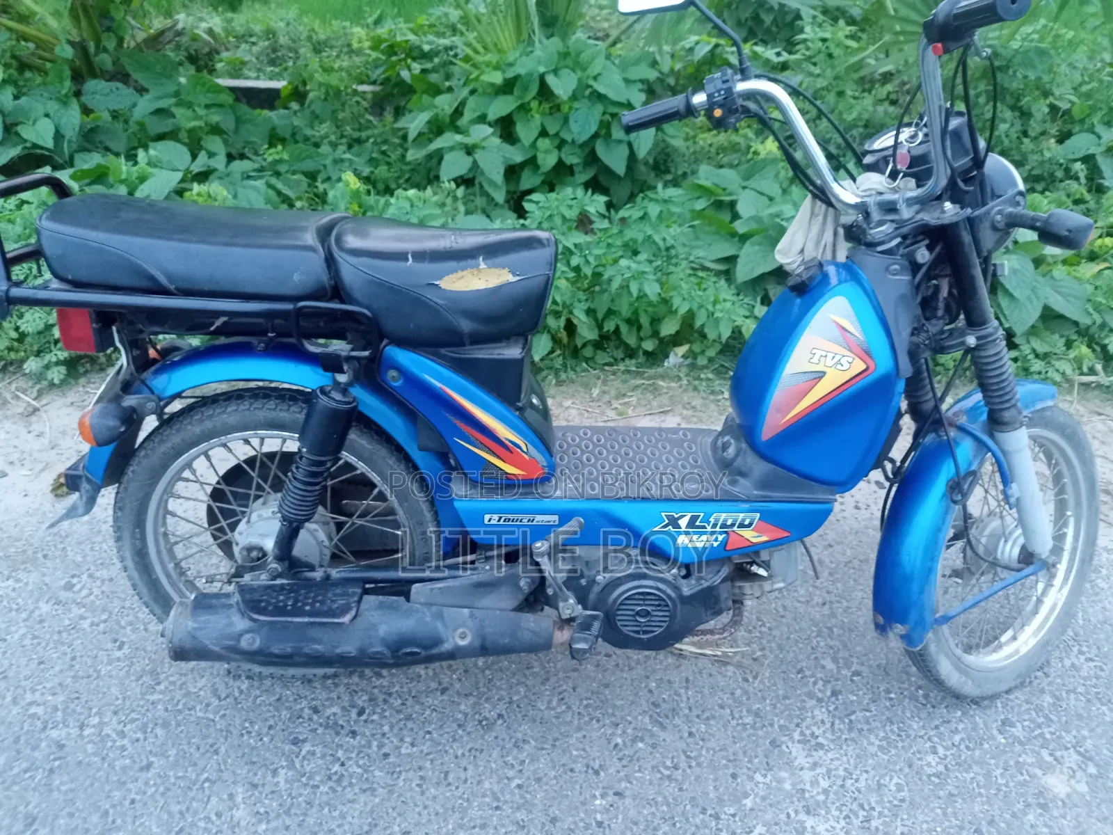 TVS XL 100 i-Touch 2019 Blue