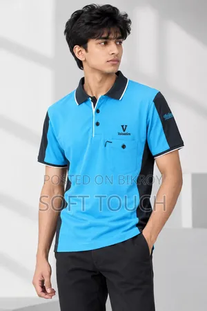 Men’s Premium Casual Polo Shirt – Stylish Printed/Color-Block Design