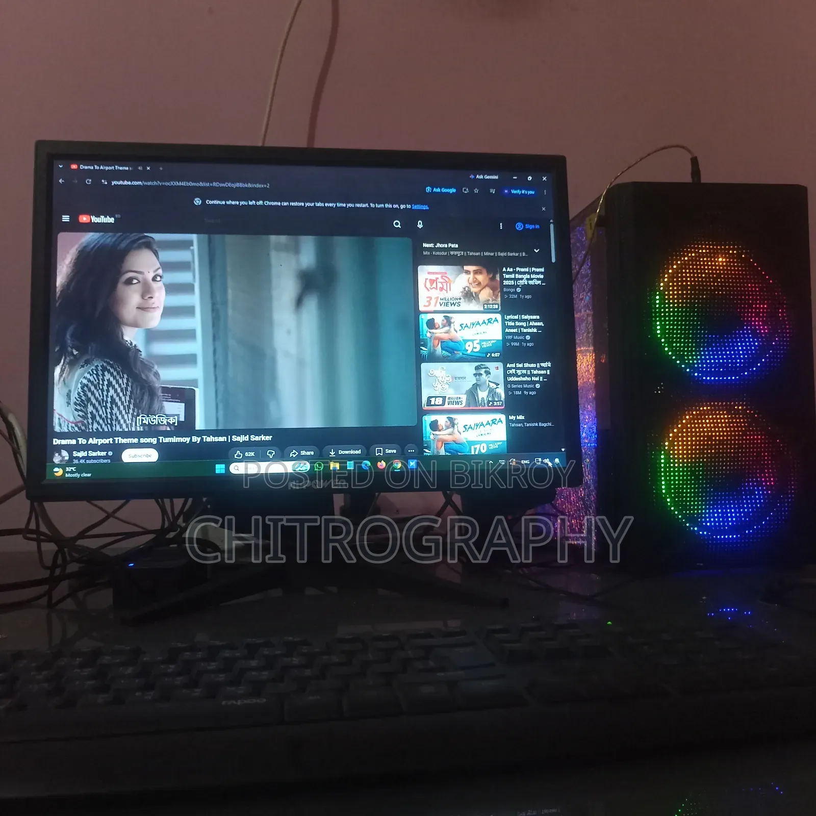 Desktop Computer 8GB AMD Ryzen 5 SSD 256GB