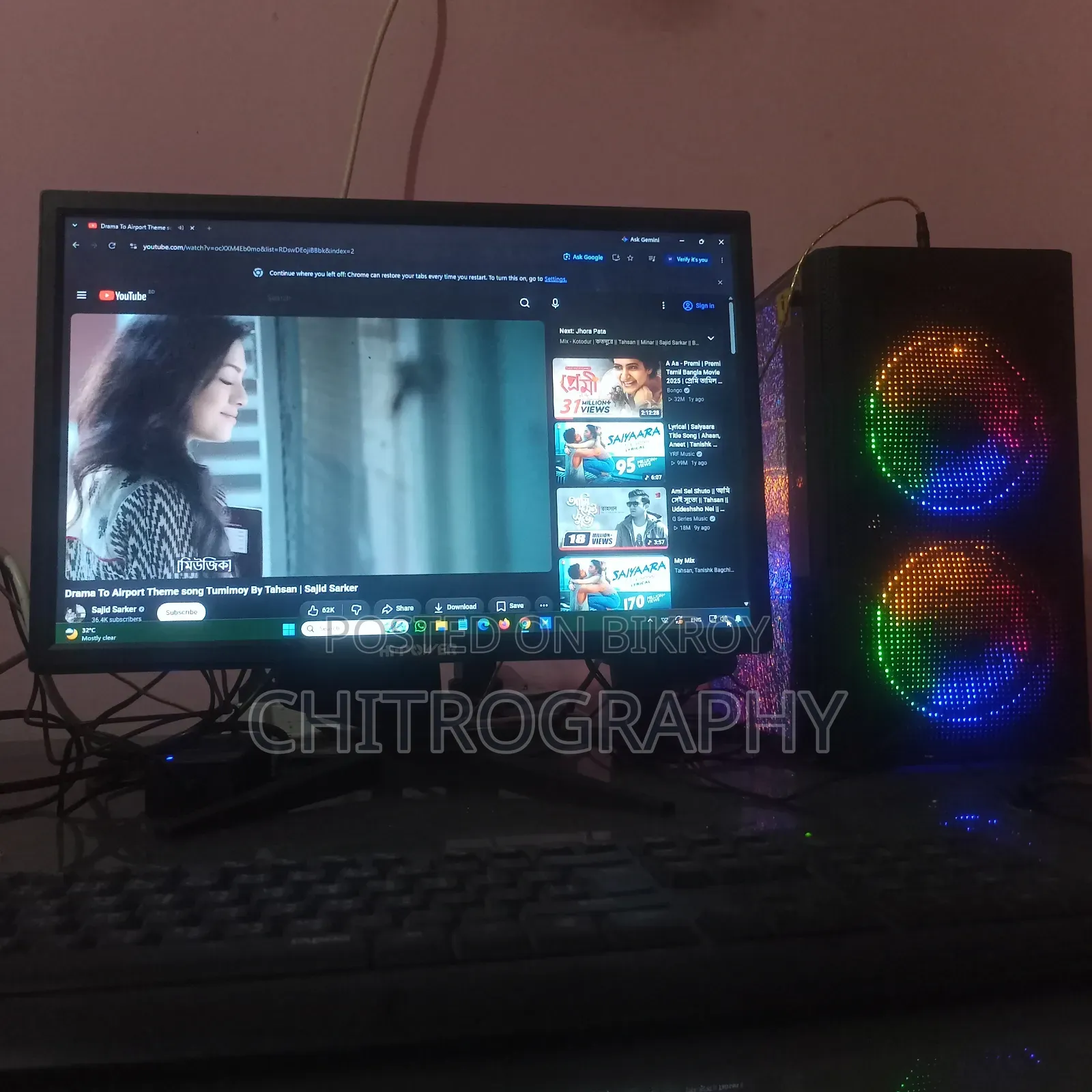 Desktop Computer 8GB AMD Ryzen 5 SSD 256GB