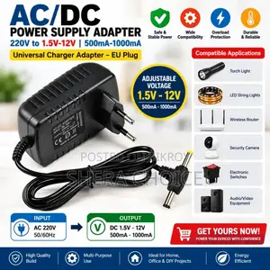 AC/DC Power Supply Adapter