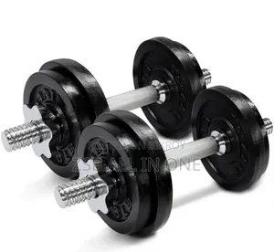 7.5kg Adjustable Dumbbell Set With 10 Inch Stick 4 Weight Plates