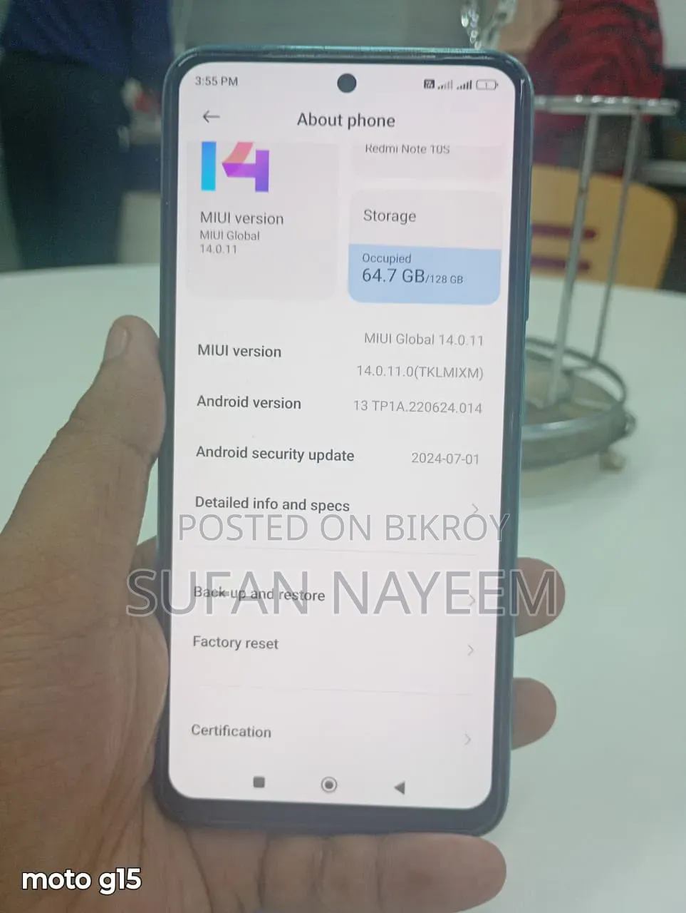 Xiaomi Redmi Note 10S 128 GB Red