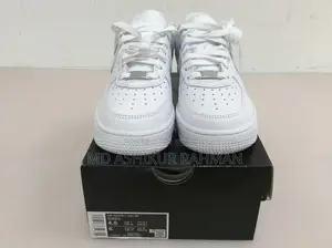 Nike Air Force 1 Low Supreme White CU9225-100 Size 4.5 Brand New