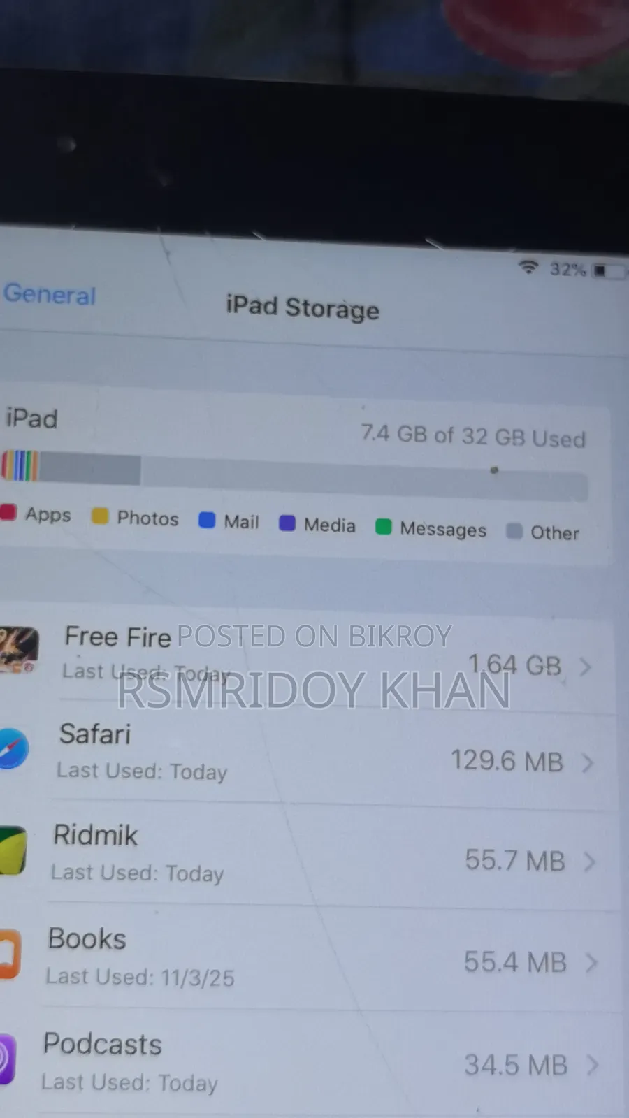 Apple iPad Wi-Fi 32 GB White