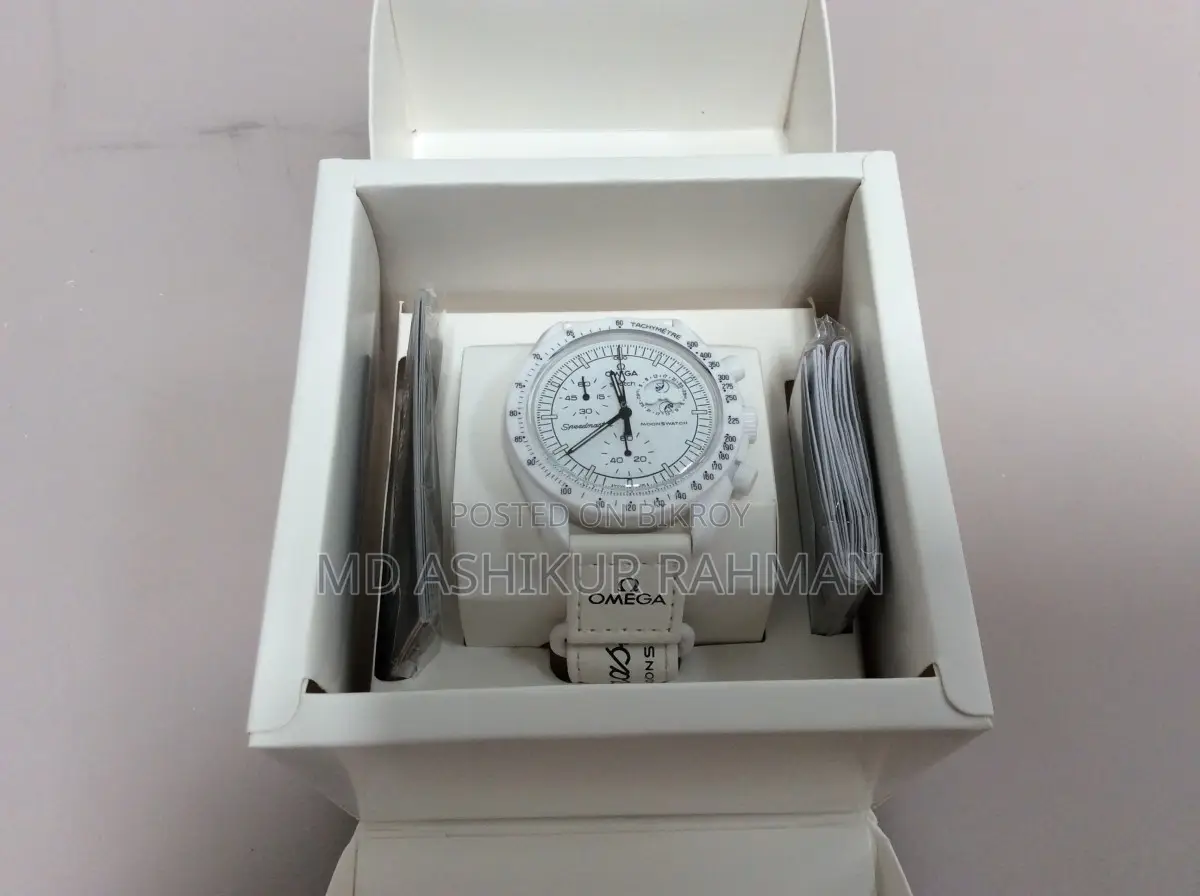 Omega X Swatch Mission to Moonphase Bioceramic Moonswatch Collection