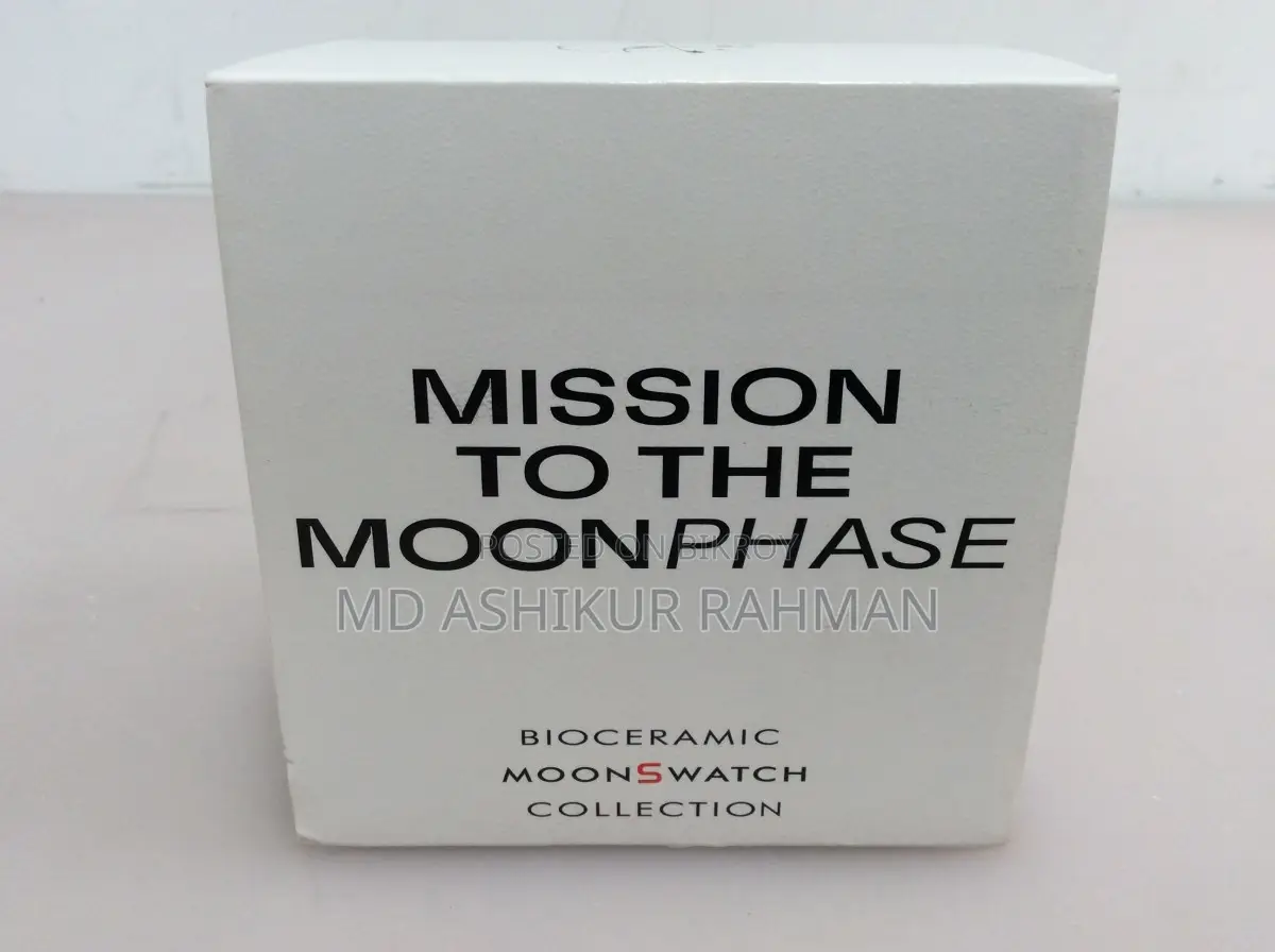 Omega X Swatch Mission to Moonphase Bioceramic Moonswatch Collection
