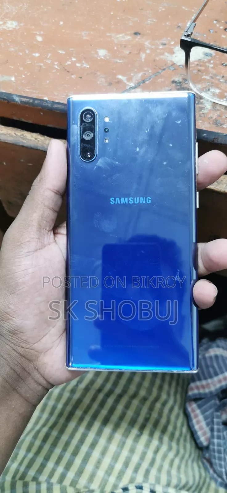 নতুন স্যামসাং গ্যালাক্সি নোট ১০ প্লাস ৫জি ২৫৬ জিবি ব্লু