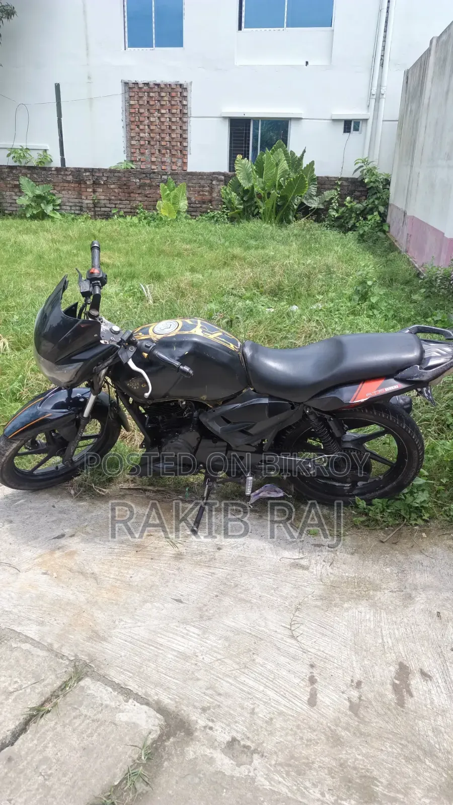 TVS Apache RTR 160 2V 2010 Black