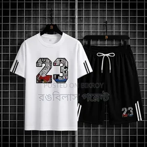 Men's T-Shirt and Short Pant Combo Set