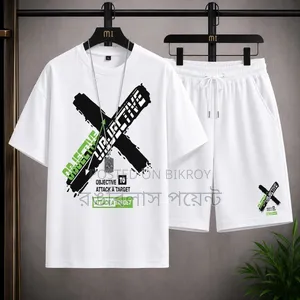 Men's T-Shirt and Short Pant Combo Set