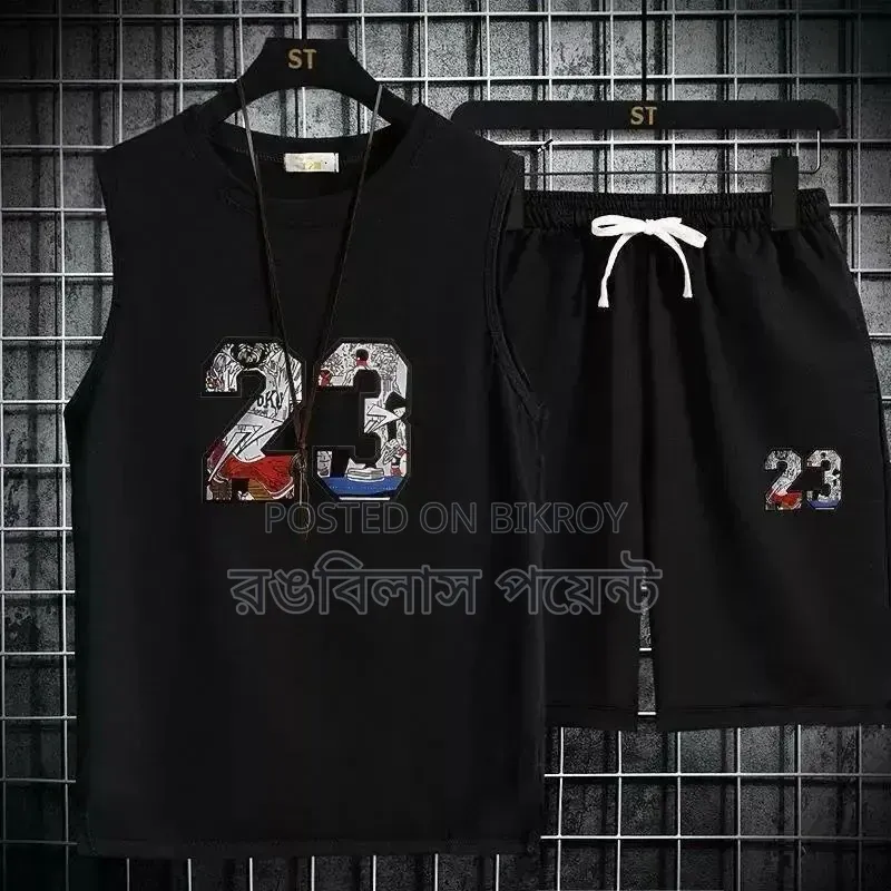 Men's T-Shirt and Short Pant Combo Set