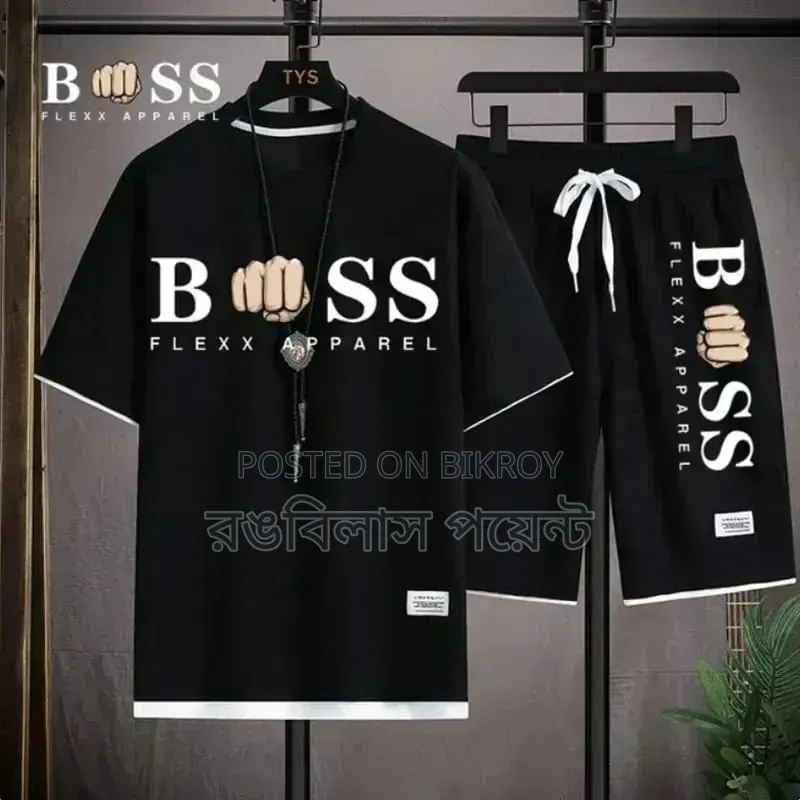 Men's T-Shirt and Short Pant Combo Set