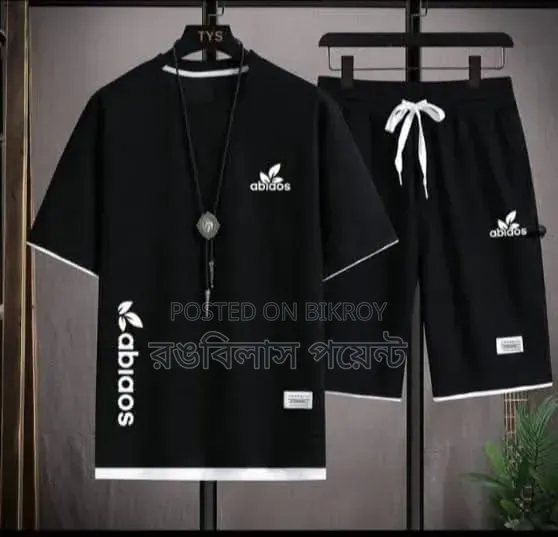 Men's T-Shirt and Short Pant Combo Set