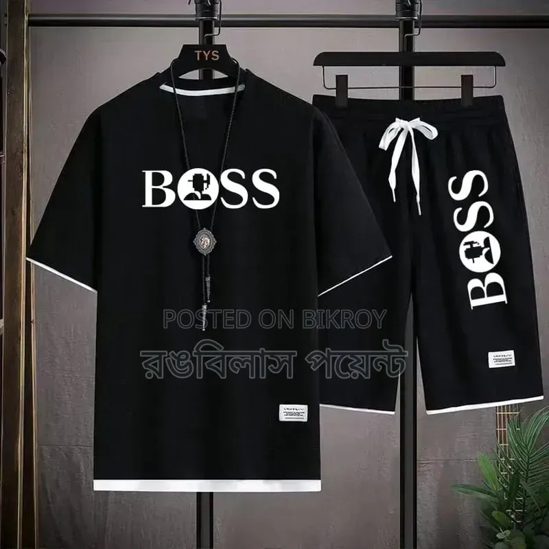 Men's T-Shirt and Short Pant Combo Set