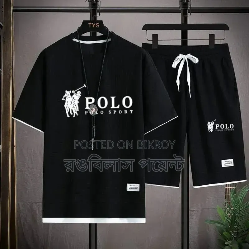 Men's T-Shirt and Short Pant Combo Set