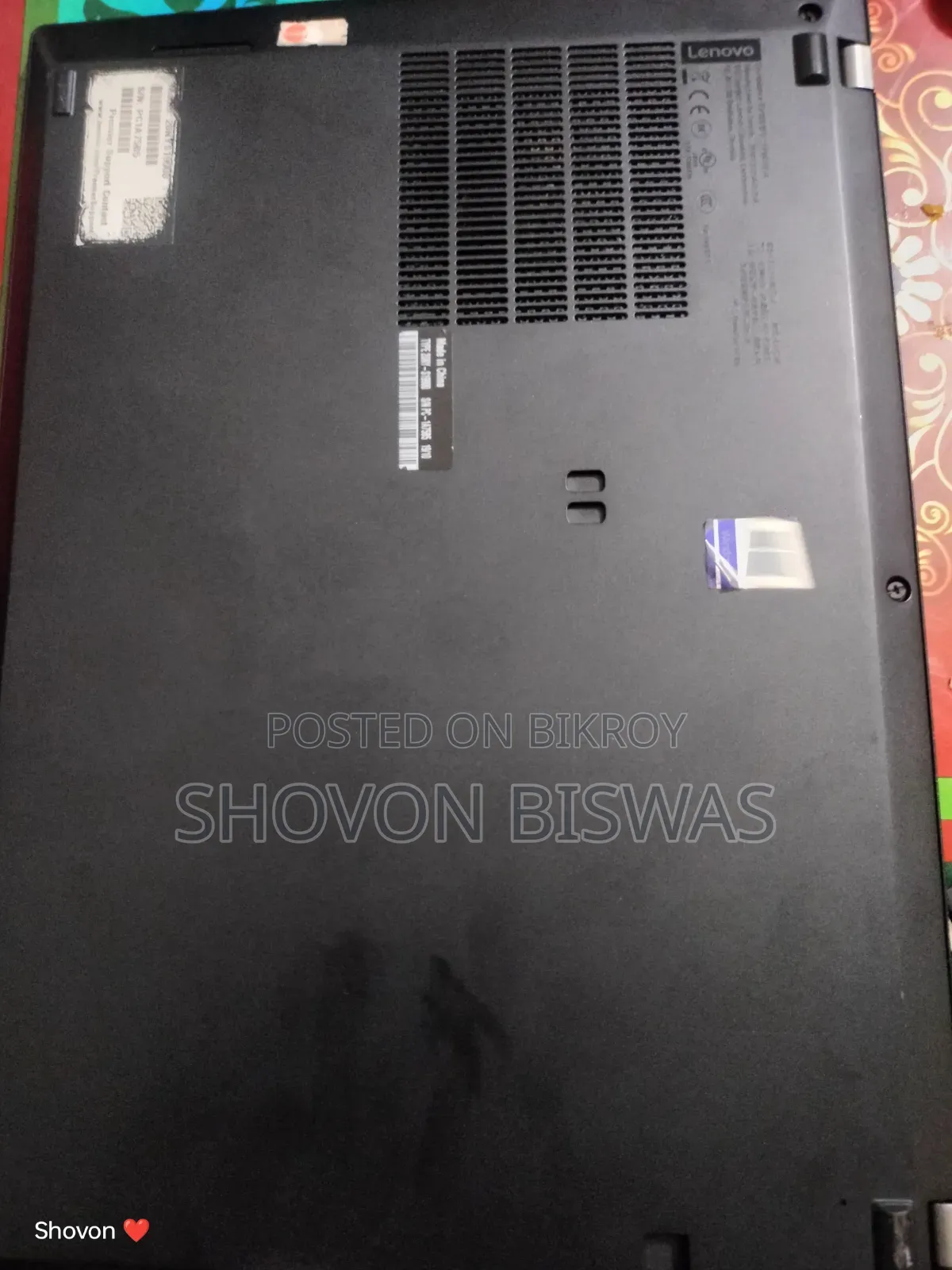 Laptop Lenovo ThinkPad T490s 16GB Intel Core i7 SSD 250GB