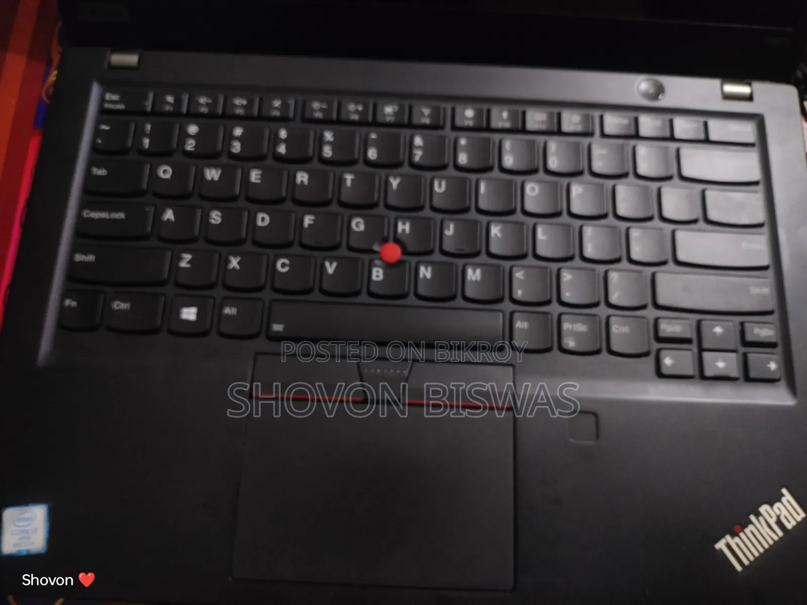Laptop Lenovo ThinkPad T490s 16GB Intel Core i7 SSD 250GB
