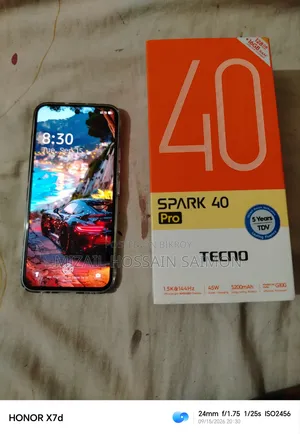 New Tecno Spark 40 Pro 128 GB Silver