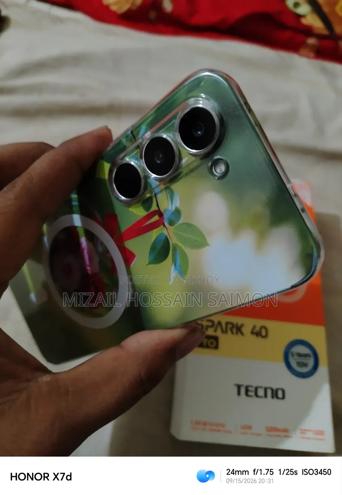 New Tecno Spark 40 Pro 128 GB Silver