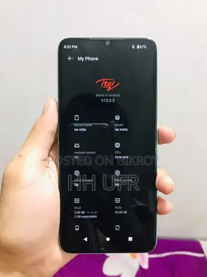Itel A05s 32 GB Rose Gold