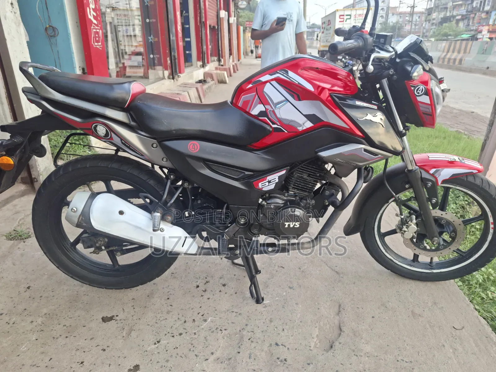 TVS Raider 125 2022 Red