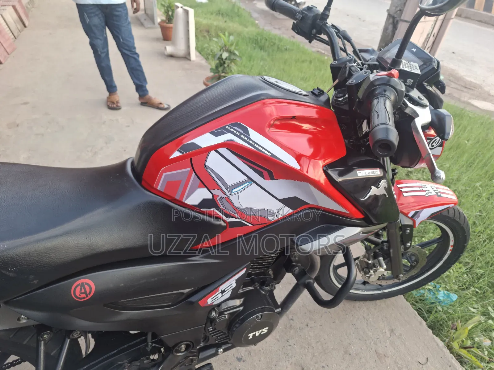 TVS Raider 125 2022 Red