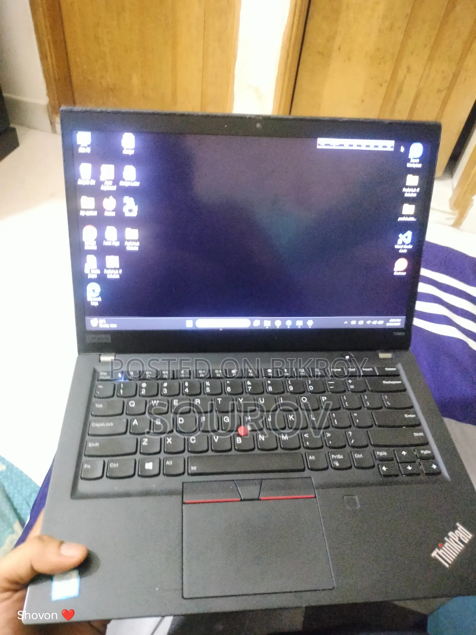 ল্যাপটপ Lenovo ThinkPad T490s ১৬জিবি ইন্টেল কোর আই৭ এসএসডি ২৫৬জিবি