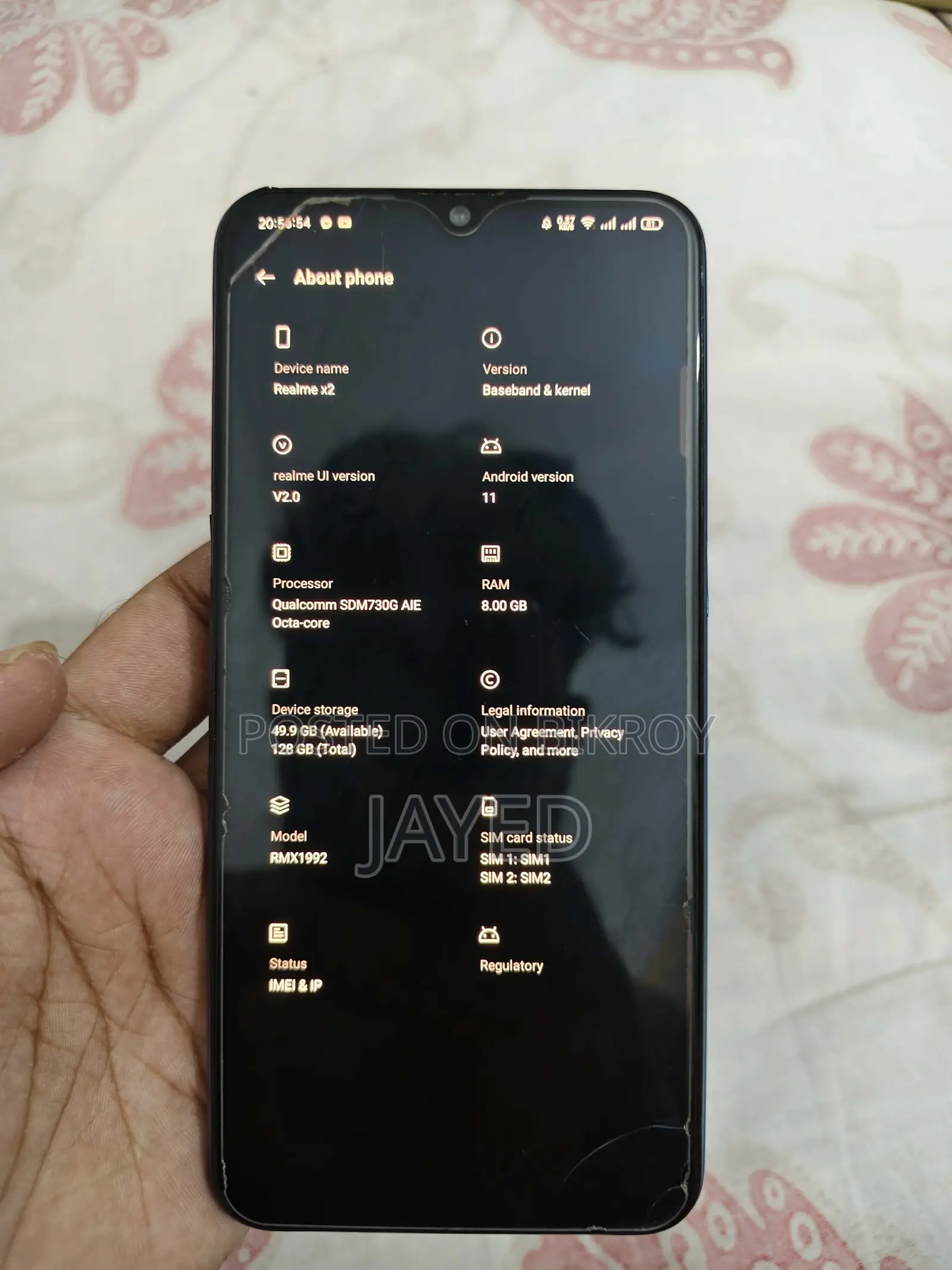 Realme X2 128 GB Blue