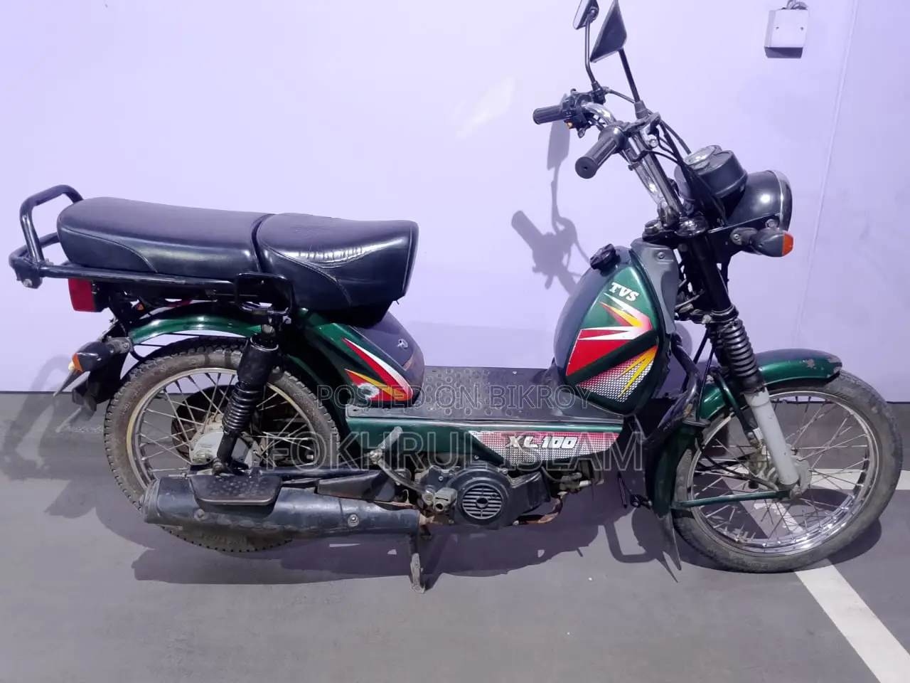 TVS XL 100 2018 Green