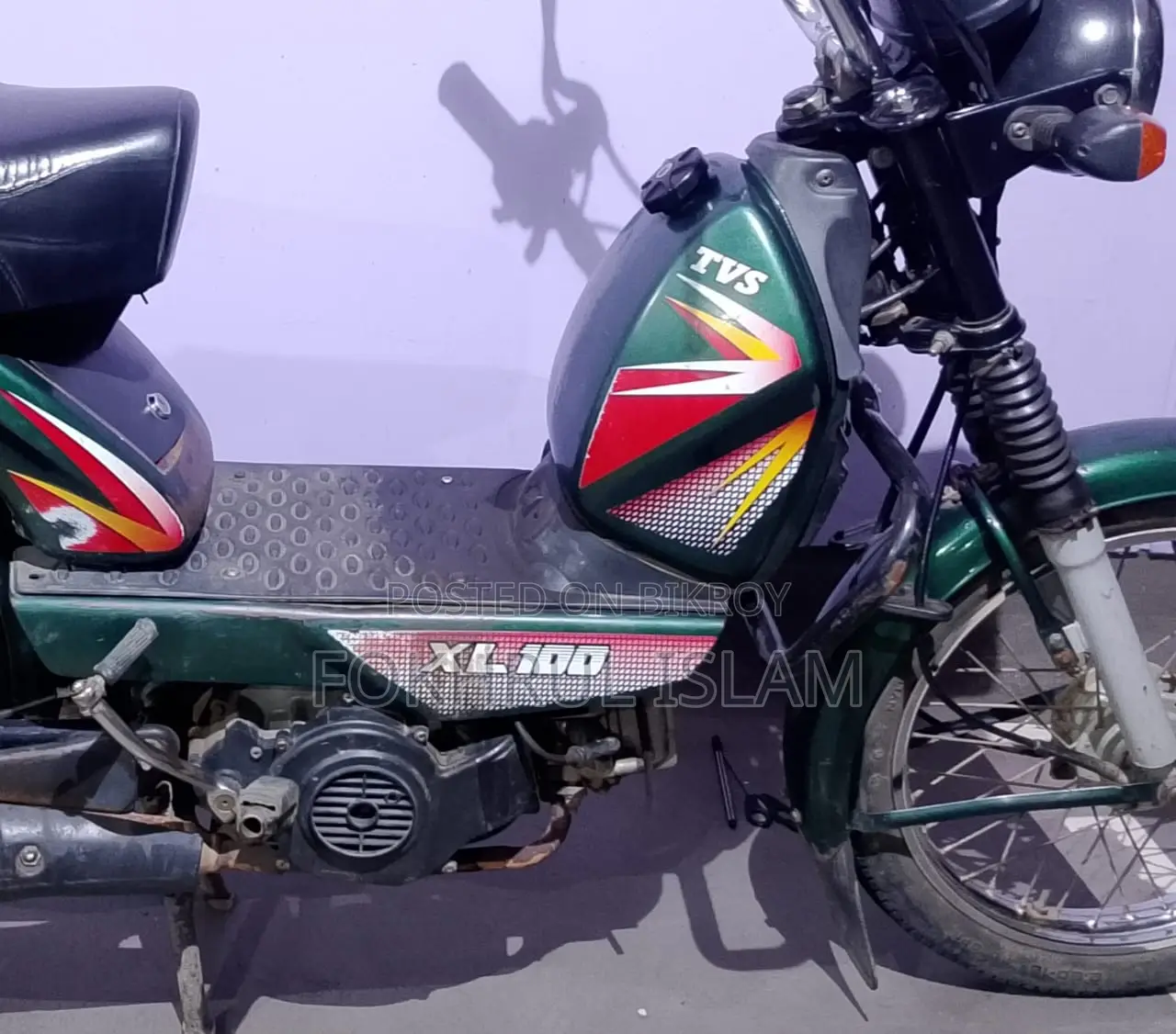 TVS XL 100 2018 Green