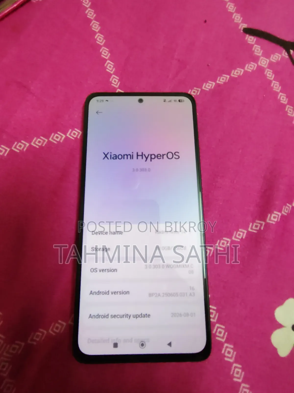 New Xiaomi Redmi Note 14 4G 256 GB Black