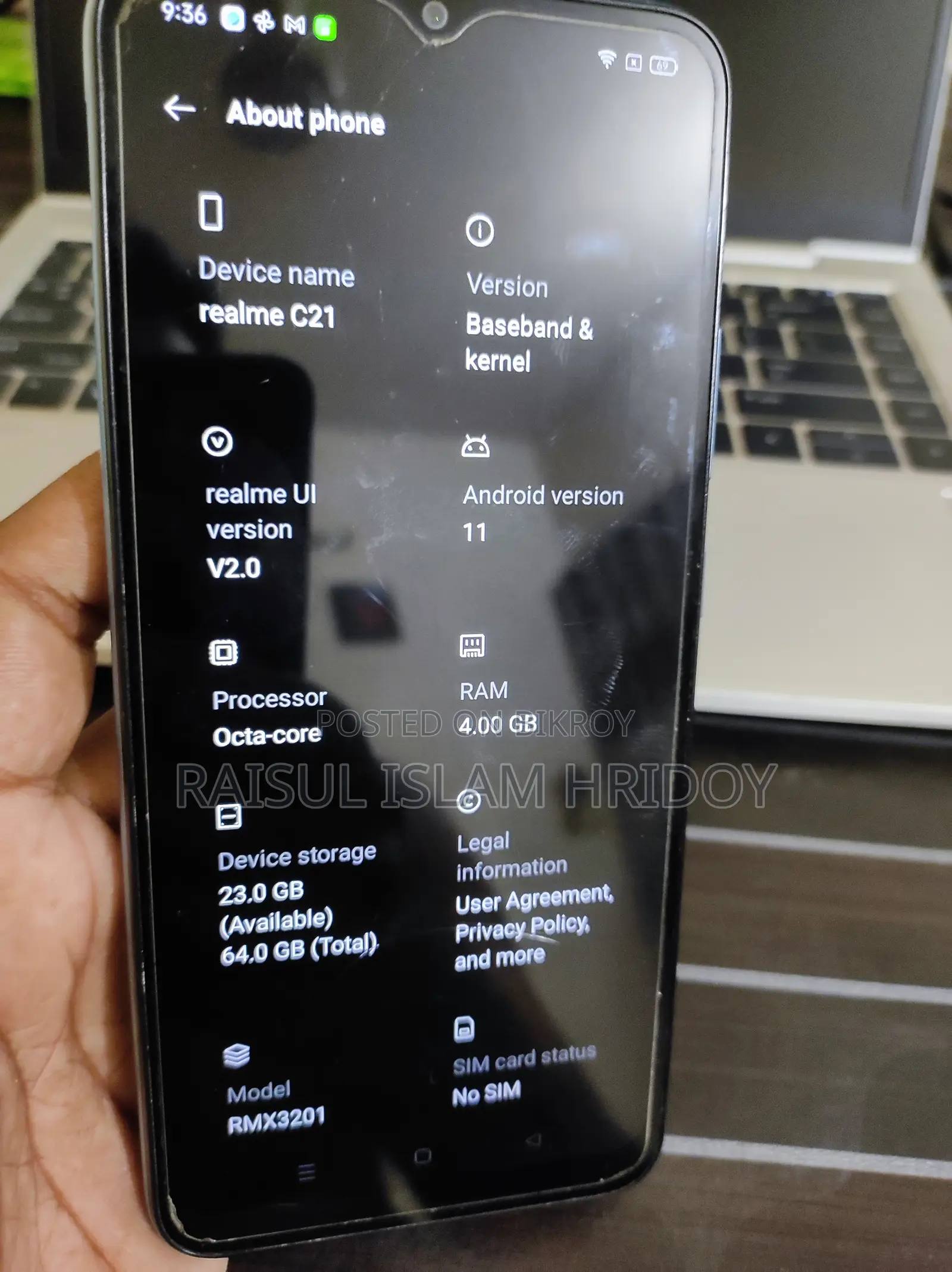 Realme C21Y 64 GB Blue