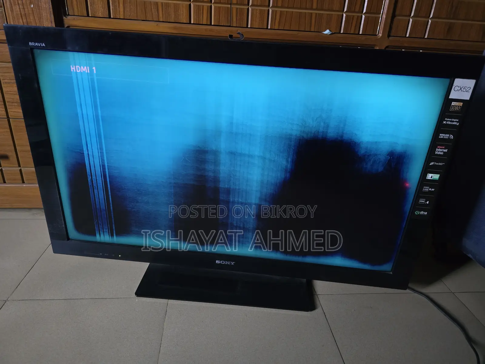 Sony Bravia 40" Full HD KDL-40CX520 – Display Problem