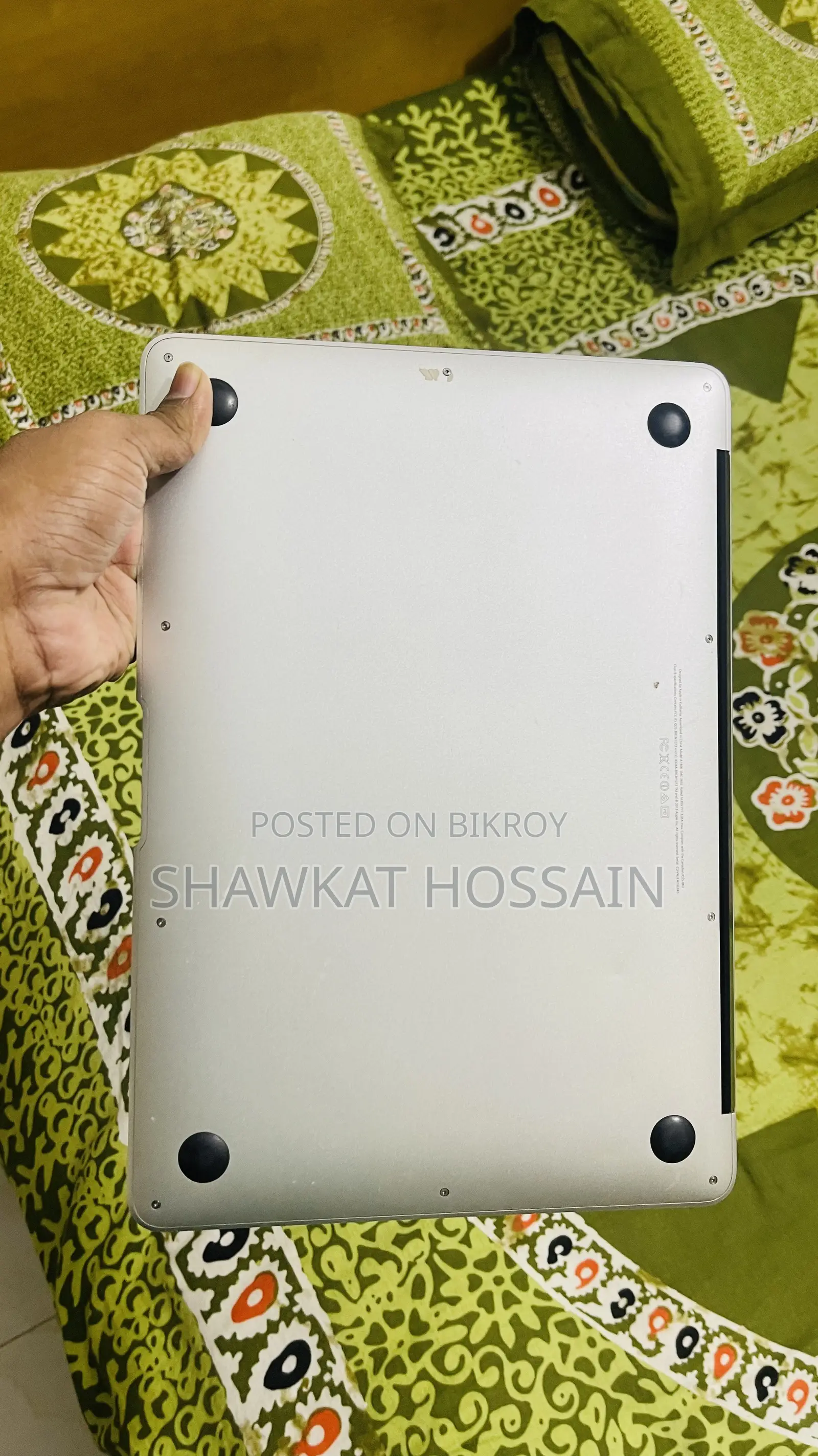ল্যাপটপ অ্যাপল ম্যাকবুক এয়ার ২০১৪ ৪জিবি ইন্টেল কোর আই৫ এসএসডি ১২৮জিবি