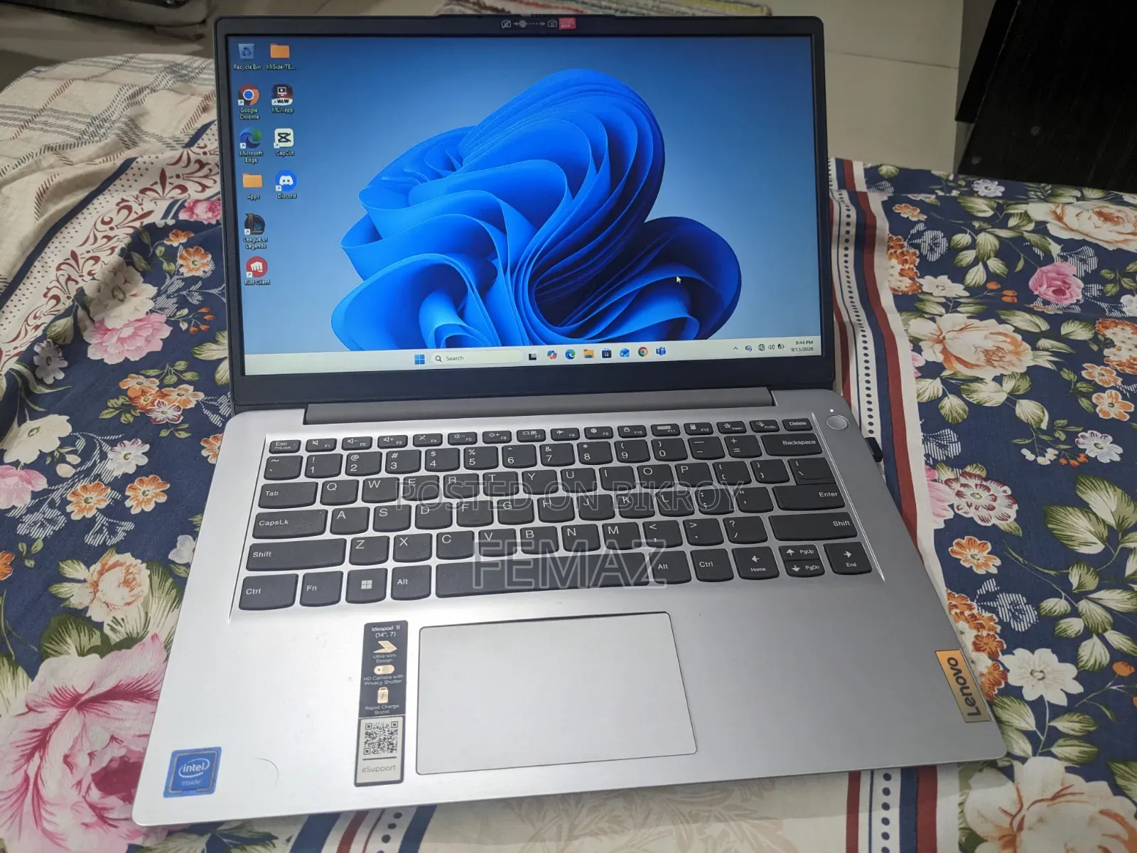 ল্যাপটপ Lenovo IdeaPad 1 8GB Intel Celeron SSD 128GB