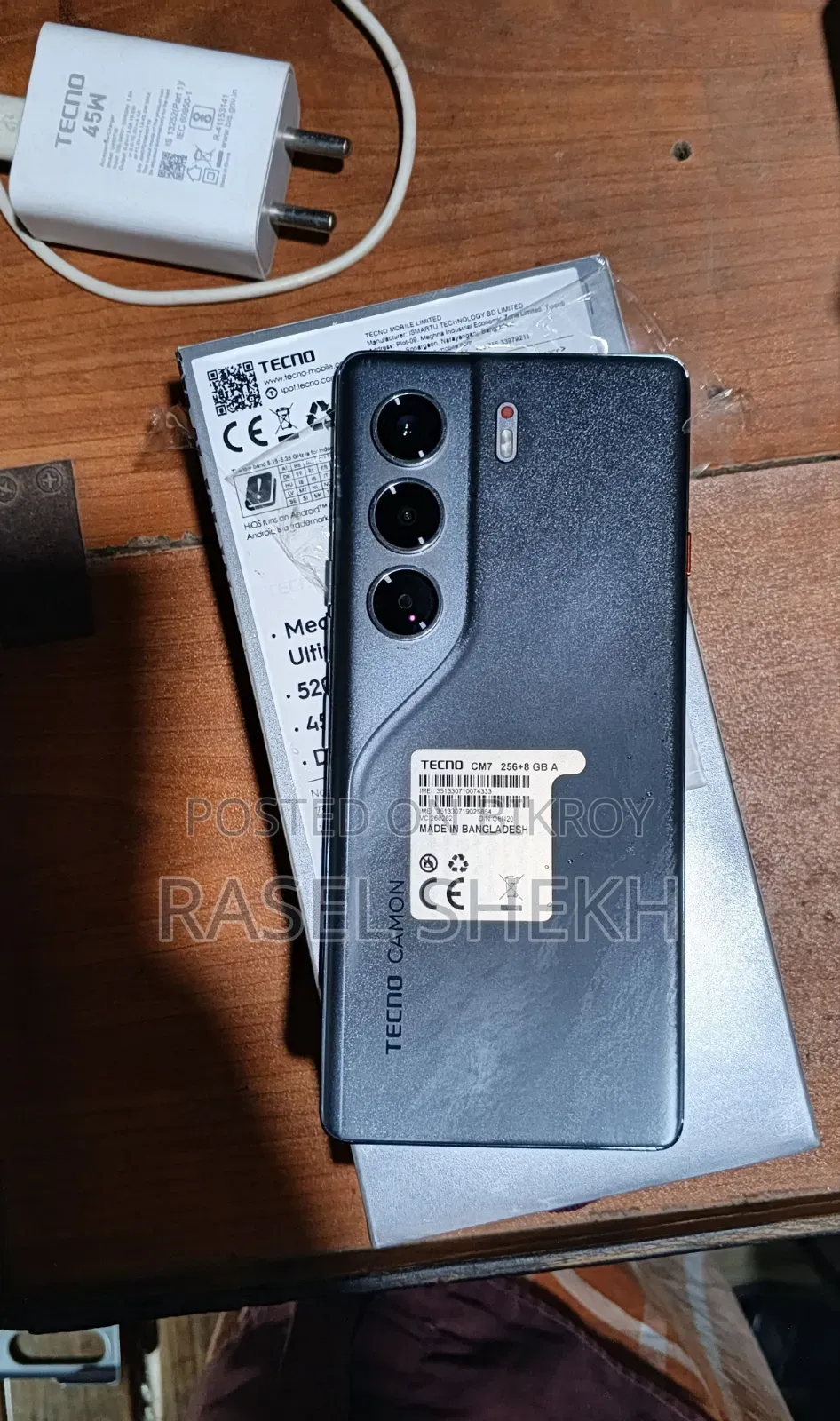 Tecno Camon 40 Pro 5G 256 GB Black