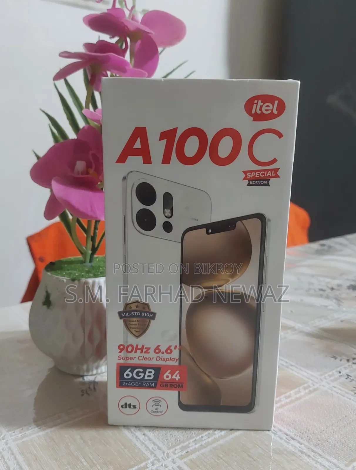 New Itel A100C 64 GB Blue