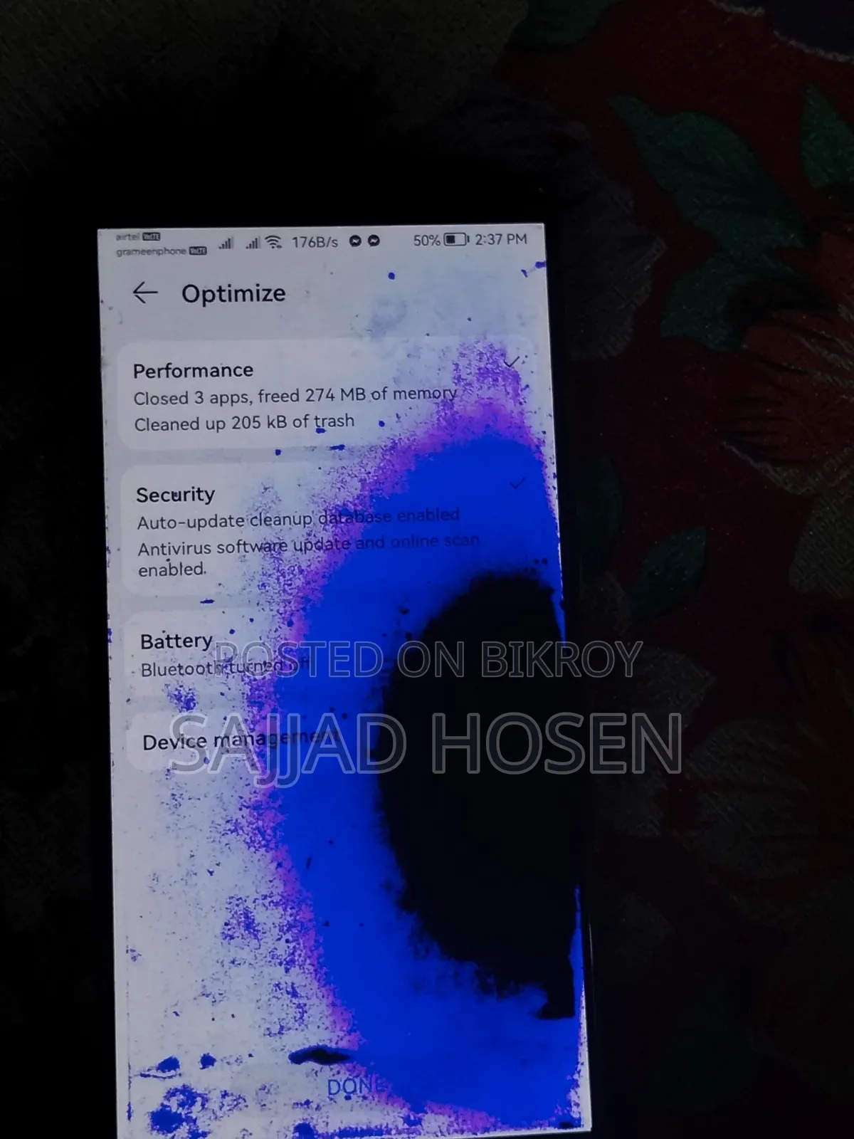 হুয়াওয়ে মেট ১০ প্রো ডুয়াল সিম ১২৮ জিবি