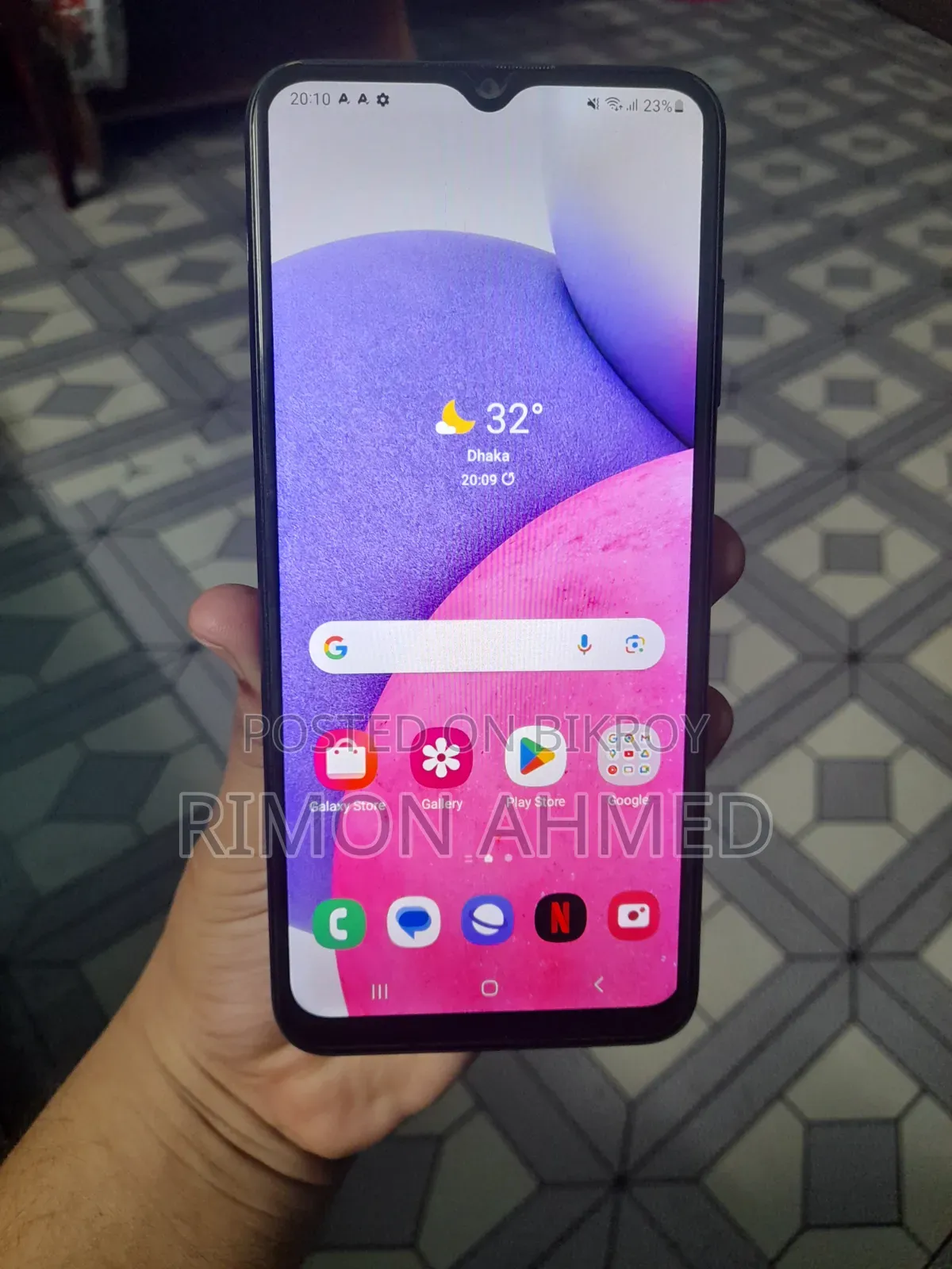 স্যামসাং গ্যালাক্সি এ০৩এস ৬৪ জিবি নীল