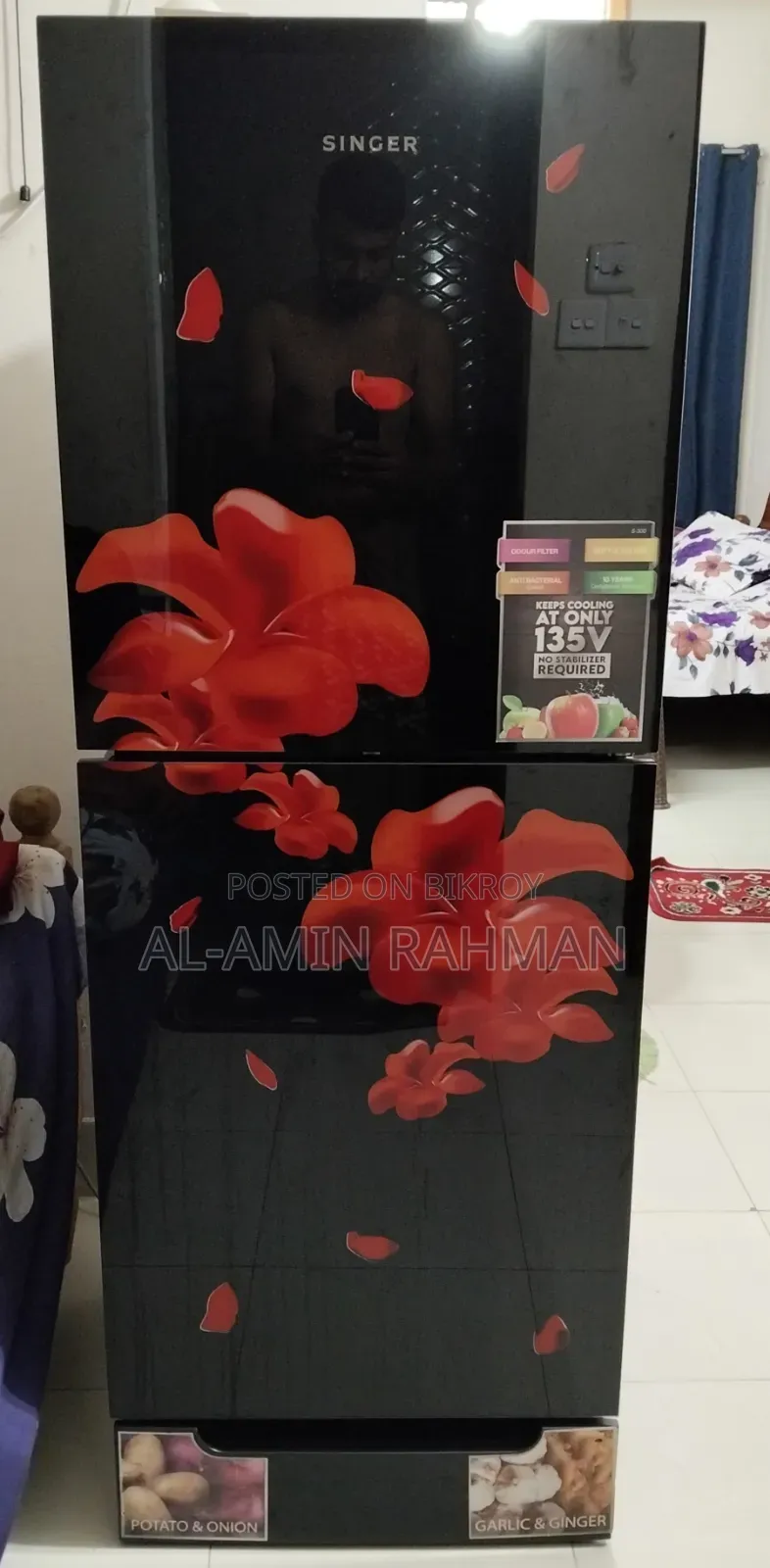 সিঙ্গার রেফ্রিজারেটর ১৮০ লিটার | নীল
Sku: Srref-Ss300-Ftds185-Bug