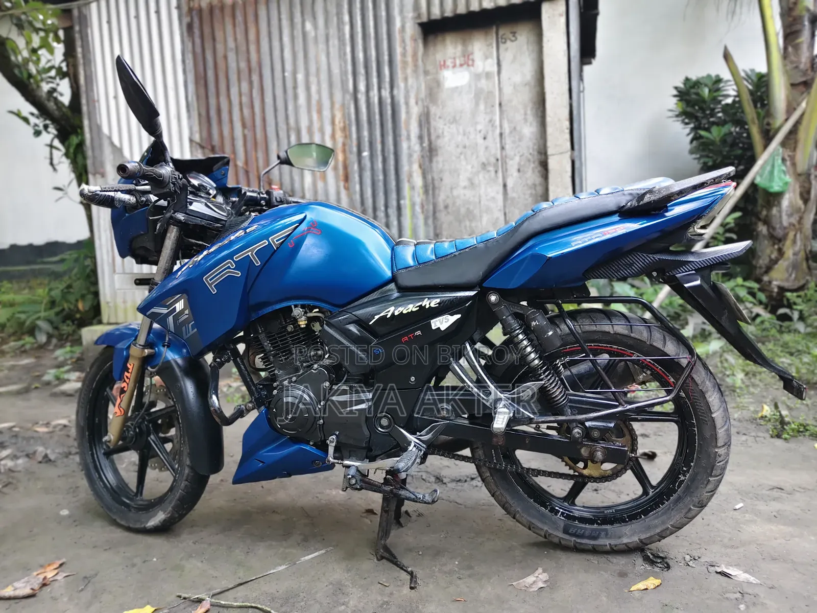 TVS Apache RTR 160 2V 2017 Blue