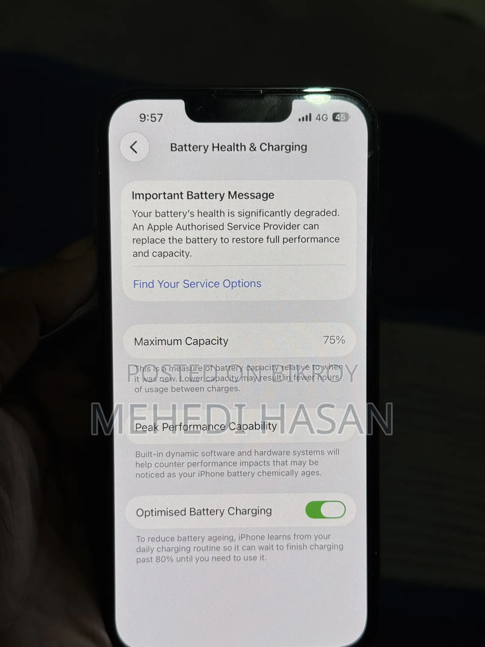 অ্যাপল আইফোন ১৩ প্রো ১২৮ জিবি নীল