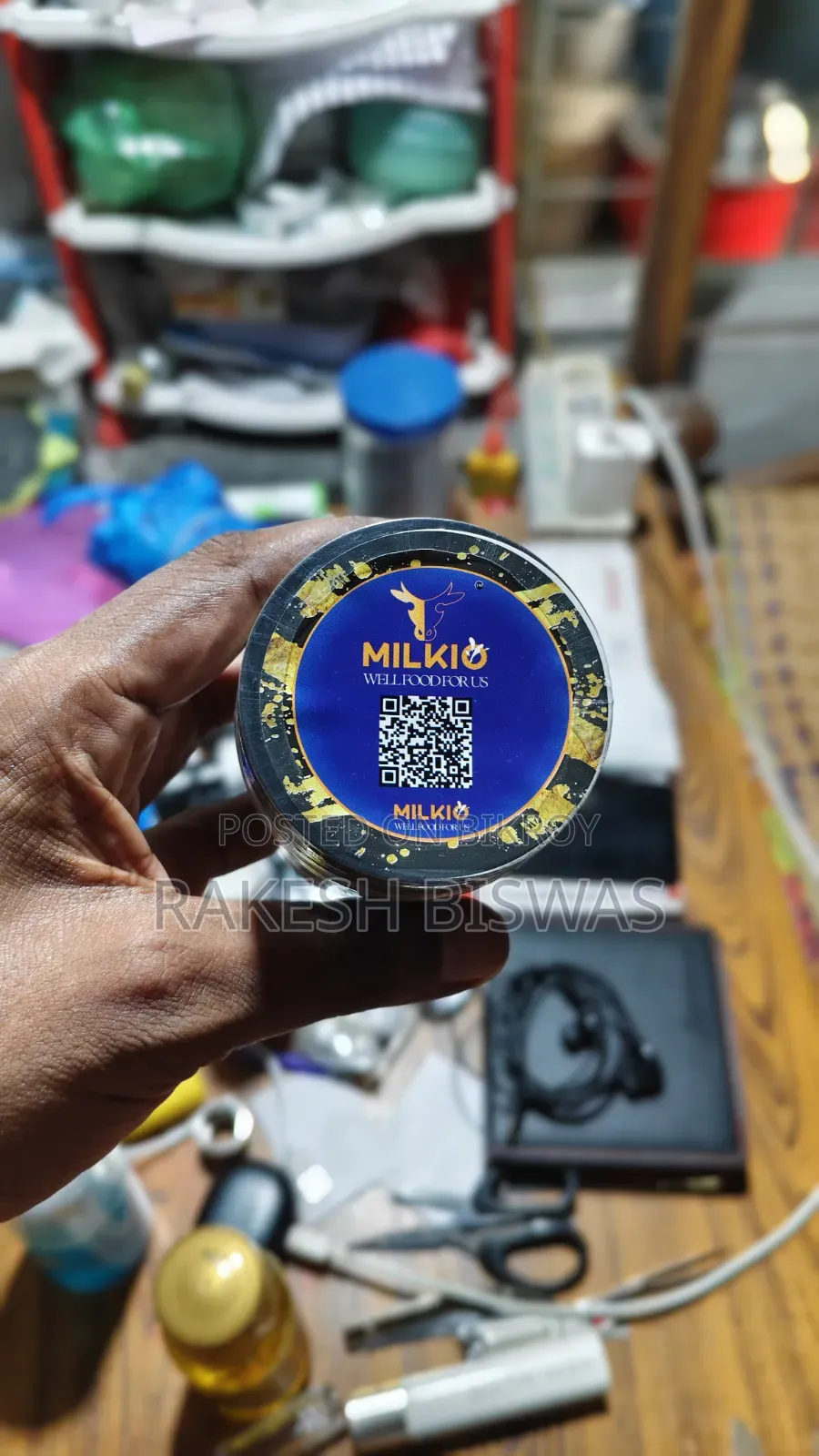 Milkio Pure Cow Ghee 100g (Khati Gabhir Dudher Ghee)
