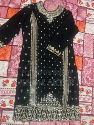 Georgette Worked Dress