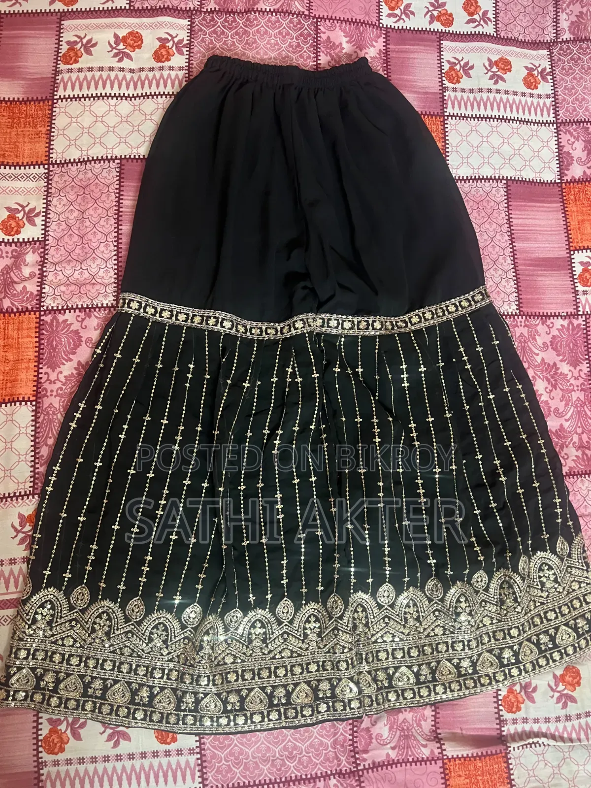 Georgette Worked Dress