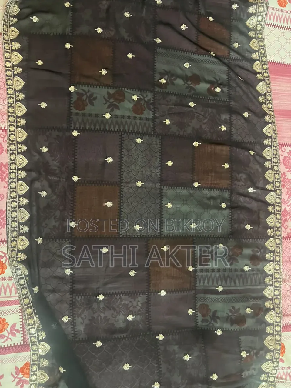 Georgette Worked Dress