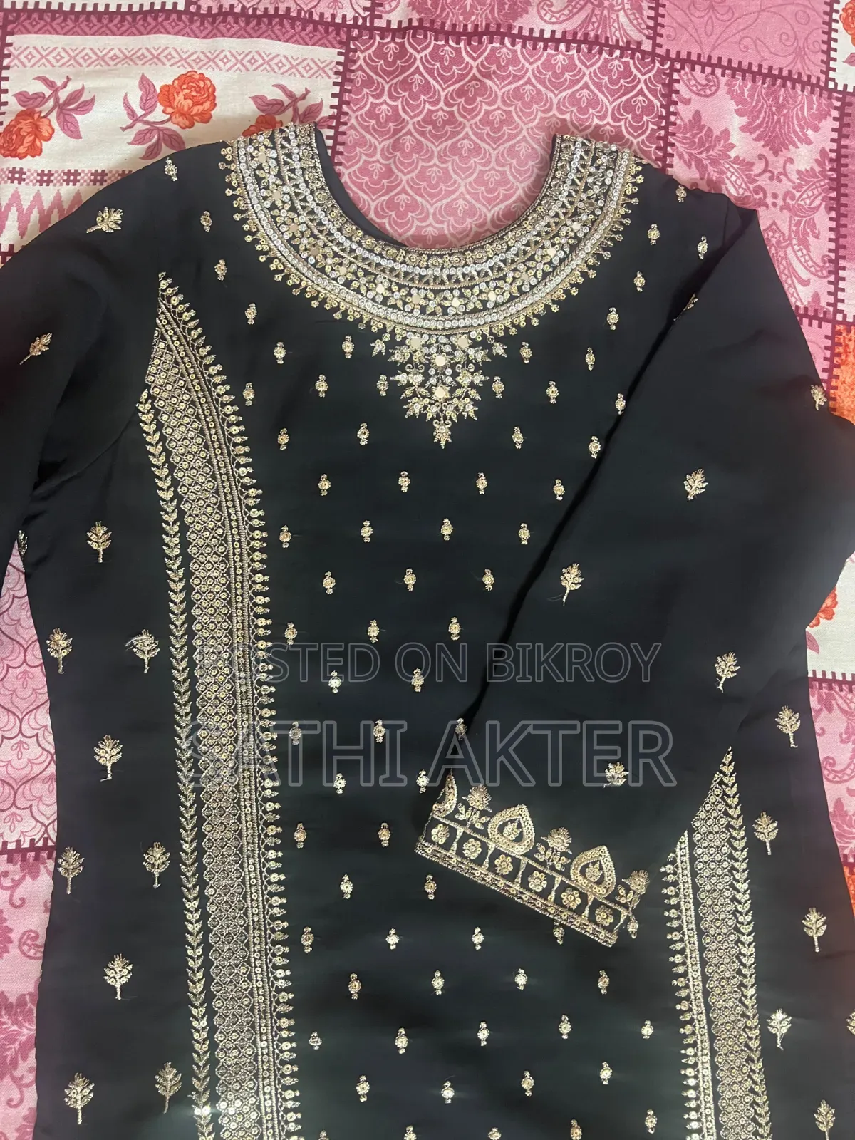 Georgette Worked Dress