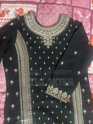 Georgette Worked Dress
